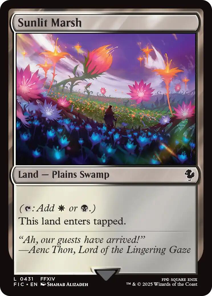 Sunlit Marsh (Surge Foil) [FINAL FANTASY Commander] | Exor Games New Glasgow