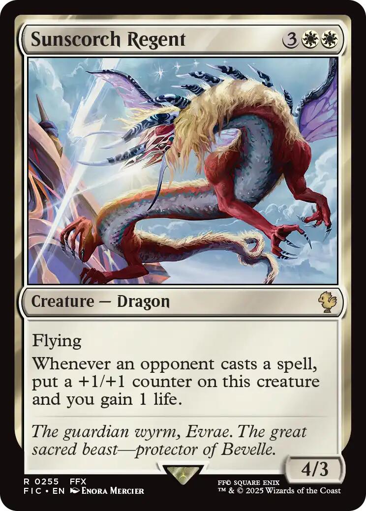 Sunscorch Regent (Surge Foil) [FINAL FANTASY Commander] | Exor Games New Glasgow
