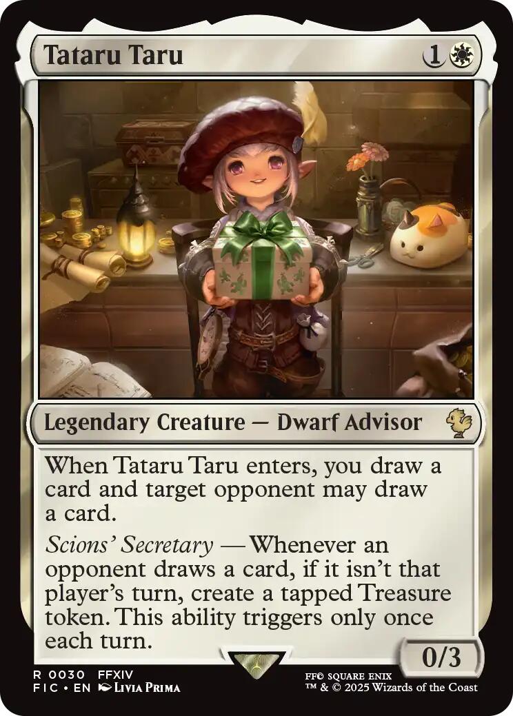 Tataru Taru (Surge Foil) [FINAL FANTASY Commander] | Exor Games New Glasgow