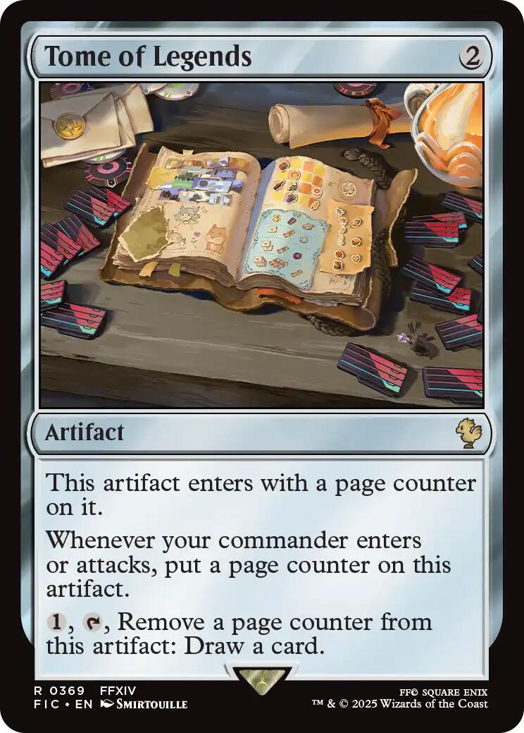 Tome of Legends (Surge Foil) [FINAL FANTASY Commander] | Exor Games New Glasgow