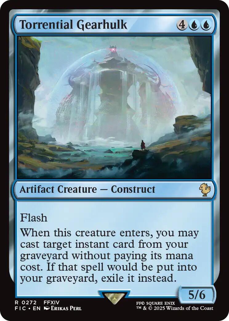 Torrential Gearhulk (Surge Foil) [FINAL FANTASY Commander] | Exor Games New Glasgow