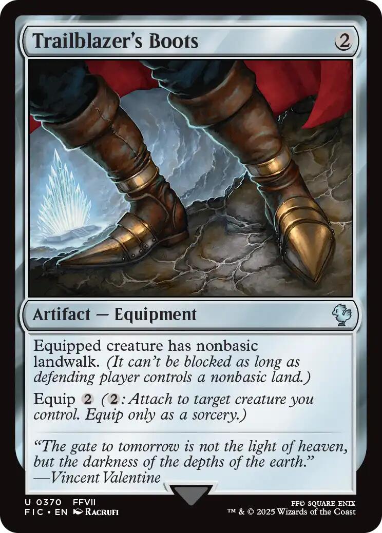 Trailblazer's Boots (Surge Foil) [FINAL FANTASY Commander] | Exor Games New Glasgow