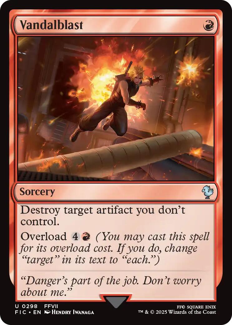 Vandalblast (Surge Foil) [FINAL FANTASY Commander] | Exor Games New Glasgow