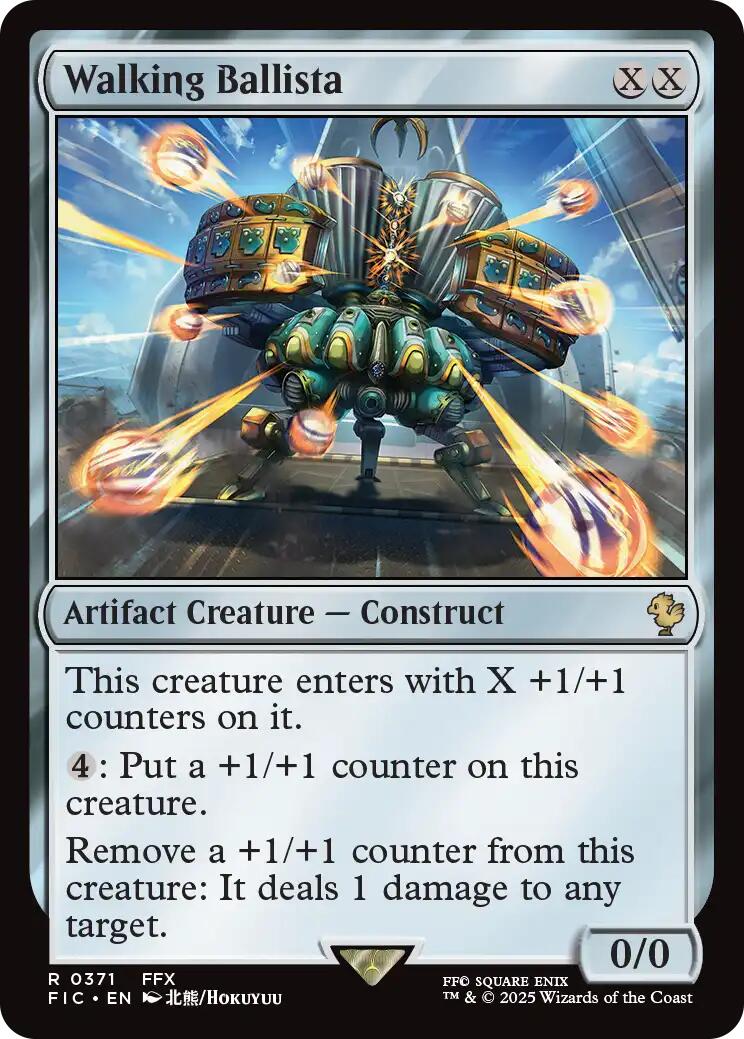 Walking Ballista (Surge Foil) [FINAL FANTASY Commander] | Exor Games New Glasgow