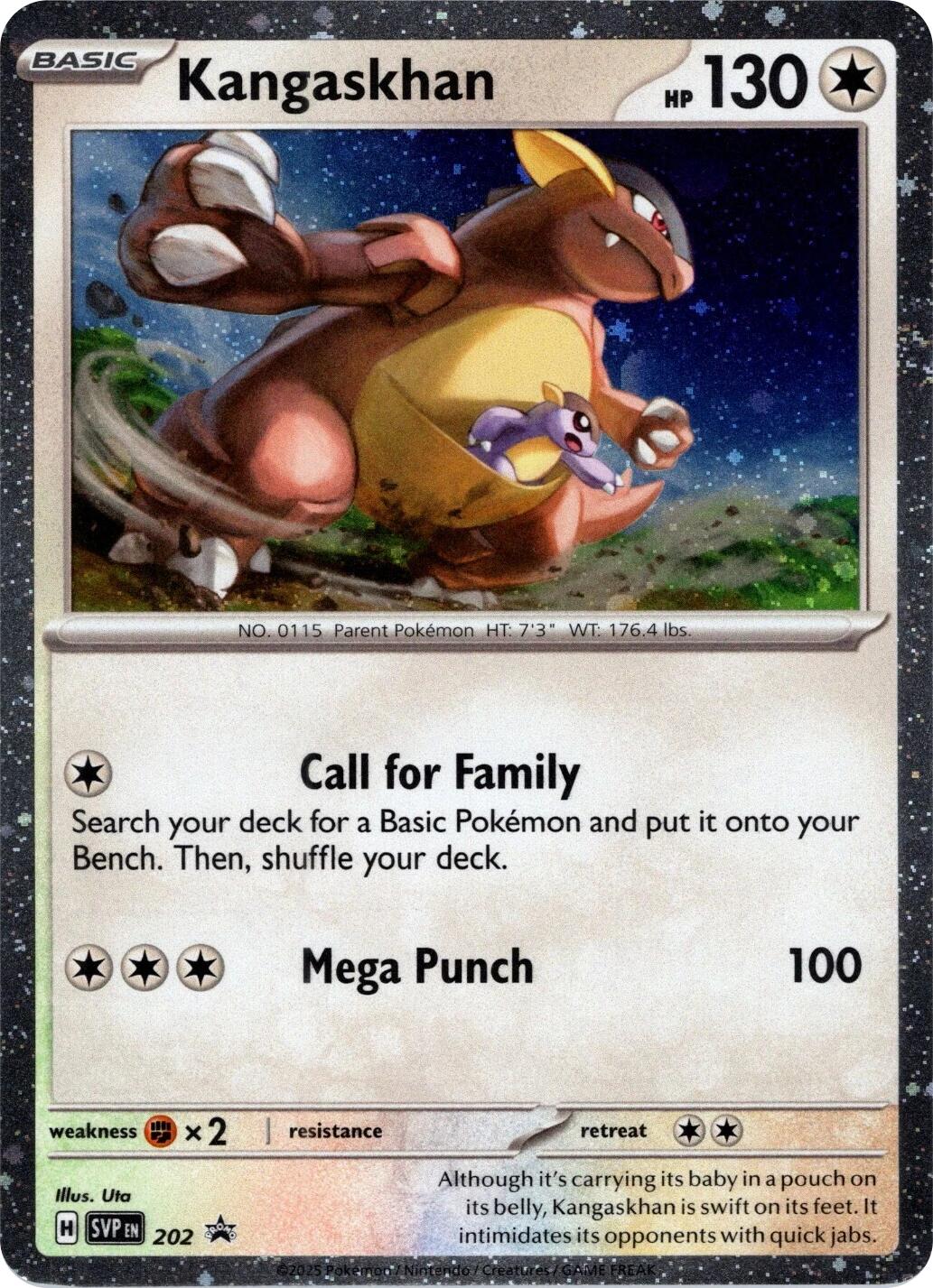 Kangaskhan (202) (Cosmos Holo) [Scarlet & Violet: Black Star Promos] | Exor Games New Glasgow