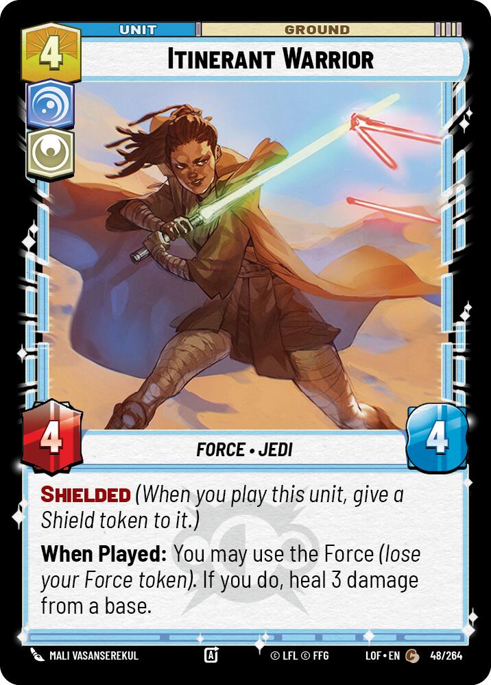 Itinerant Warrior (48/264) (48/264) [Legends of the Force] | Exor Games New Glasgow