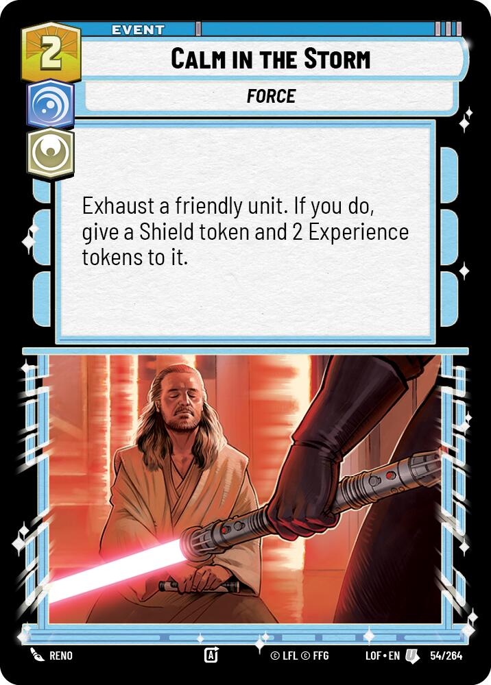Calm in the Storm (54/264) (54/264) [Legends of the Force] | Exor Games New Glasgow