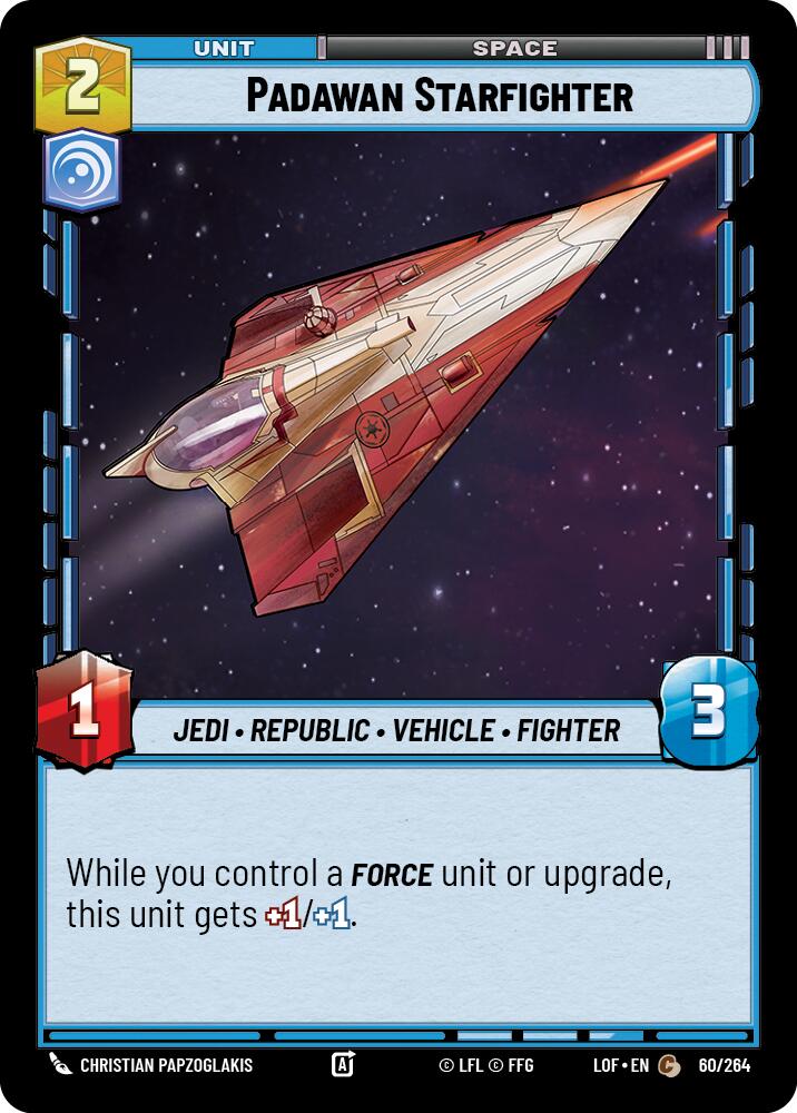 Padawan Starfighter (60/264) (60/264) [Legends of the Force] | Exor Games New Glasgow