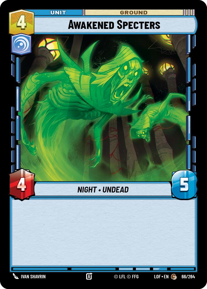 Awakened Specters (66/264) (66/264) [Legends of the Force] | Exor Games New Glasgow
