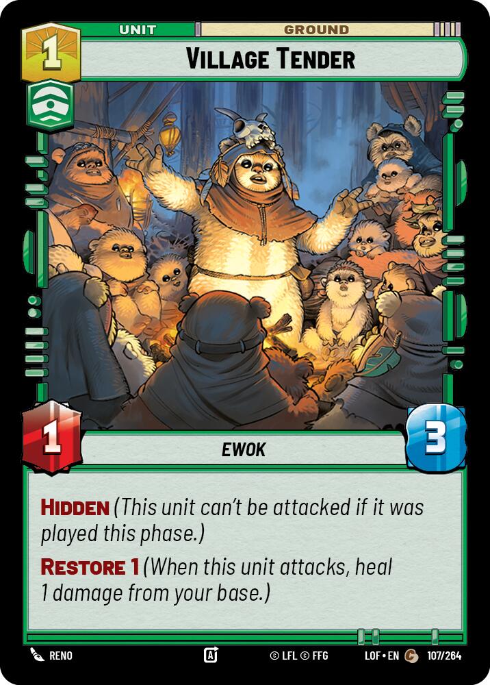 Village Tender (107/264) (107/264) [Legends of the Force] | Exor Games New Glasgow