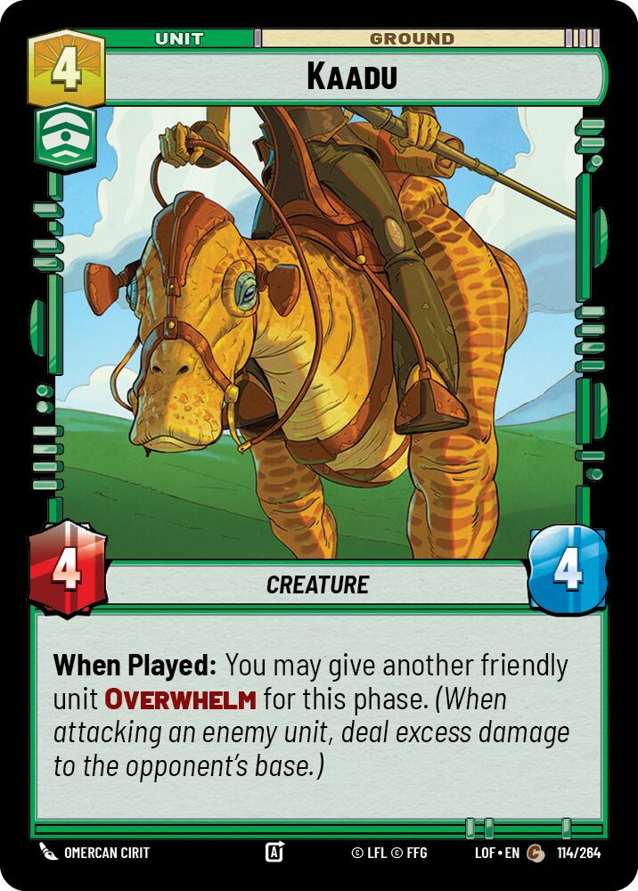 Kaadu (114/264) (114/264) [Legends of the Force] | Exor Games New Glasgow