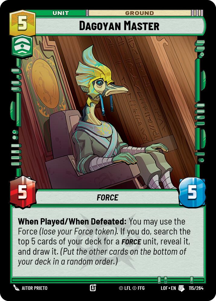 Dagoyan Master (115/264) (115/264) [Legends of the Force] | Exor Games New Glasgow