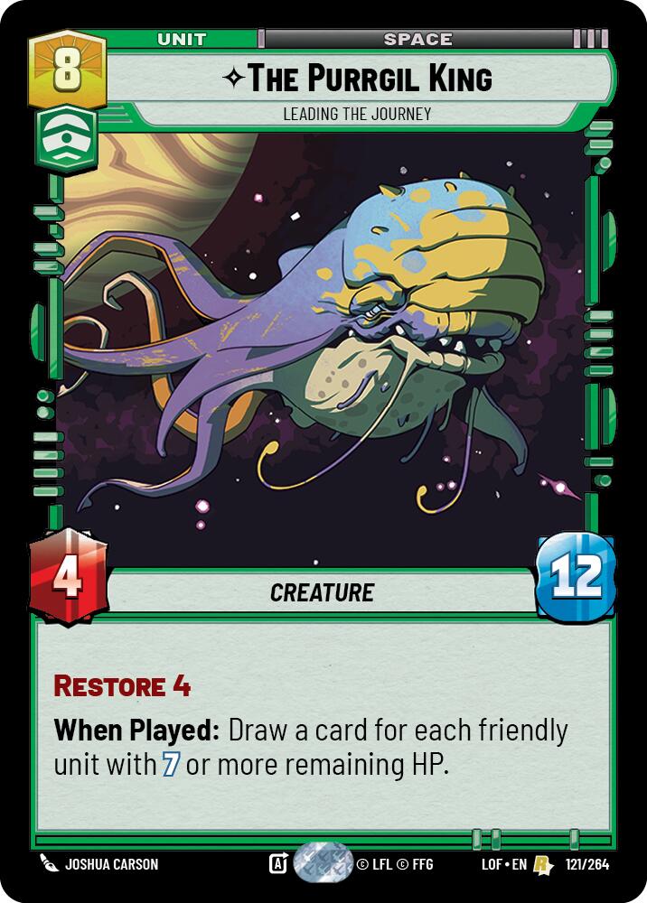 The Purrgil King - Leading The Journey (121/264) (121/264) [Legends of the Force] | Exor Games New Glasgow