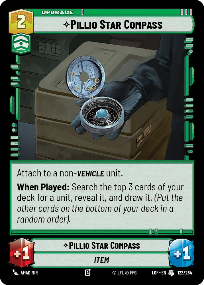 Pillio Star Compass (122/264) (122/264) [Legends of the Force] | Exor Games New Glasgow