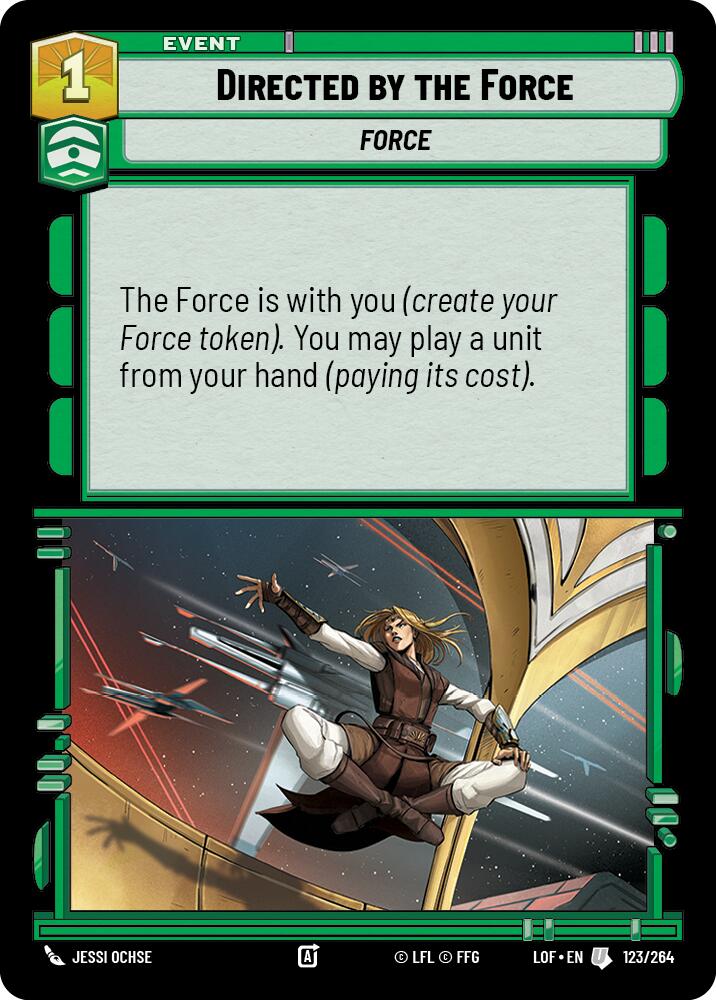 Directed by the Force (123/264) (123/264) [Legends of the Force] | Exor Games New Glasgow