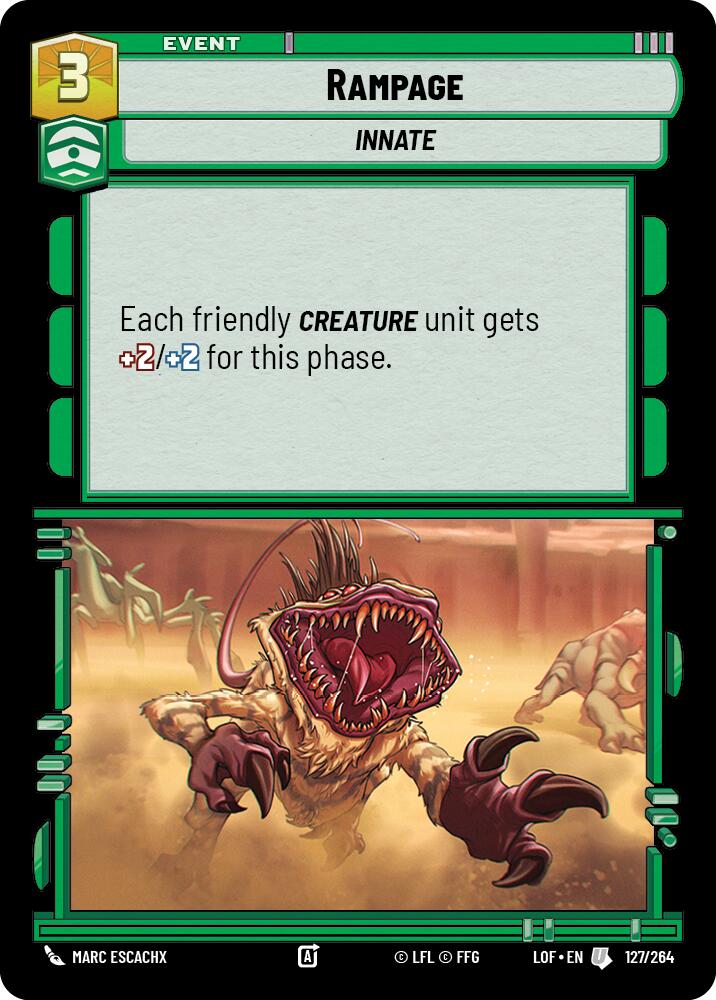 Rampage (127/264) (127/264) [Legends of the Force] | Exor Games New Glasgow