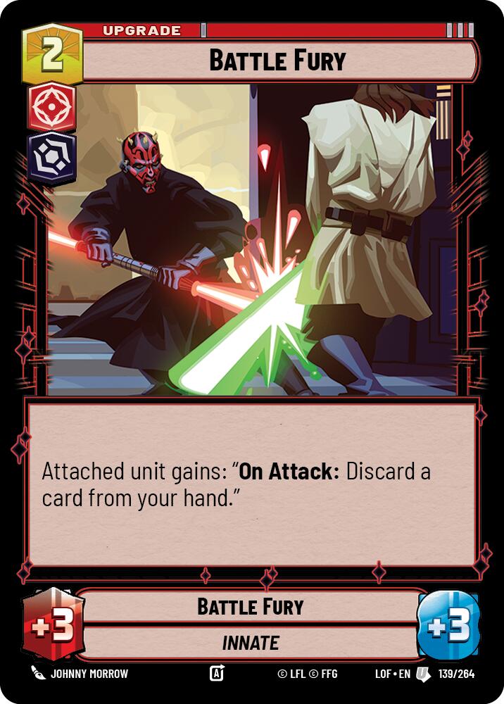 Battle Fury (139/264) (139/264) [Legends of the Force] | Exor Games New Glasgow