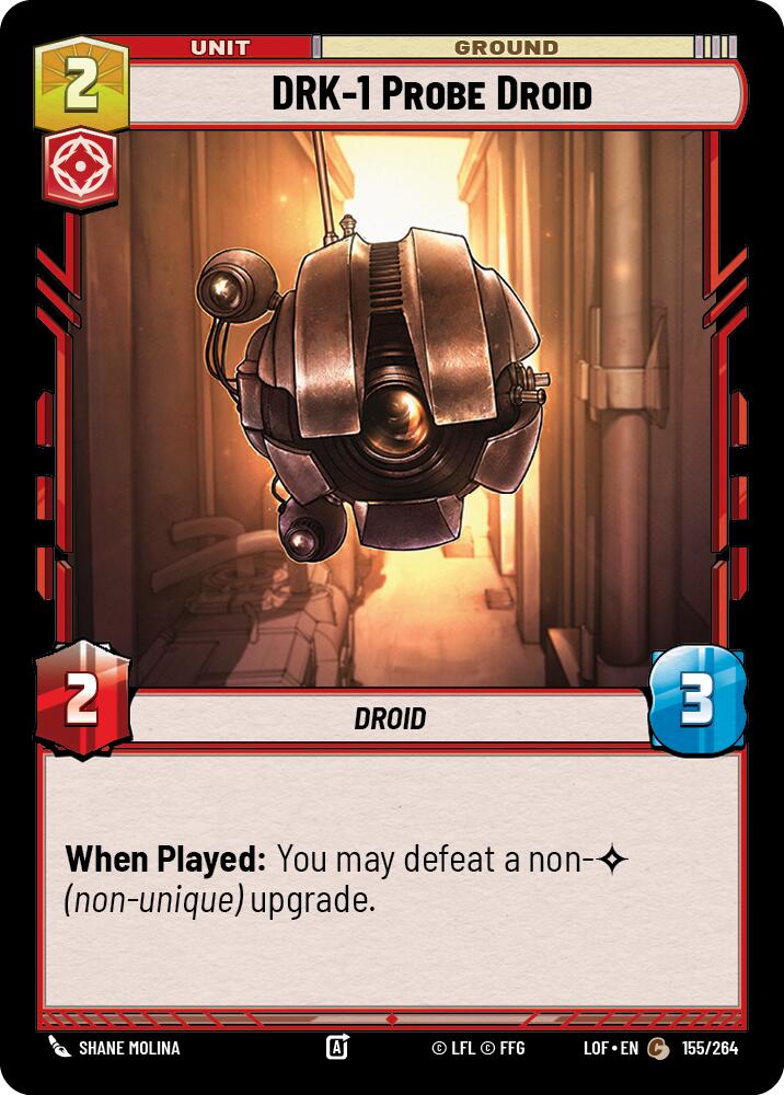 DRK-1 Probe Droid (155/264) (155/264) [Legends of the Force] | Exor Games New Glasgow