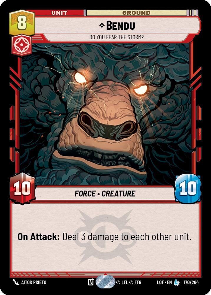Bendu - Do You Fear the Storm? (170/264) (170/264) [Legends of the Force] | Exor Games New Glasgow