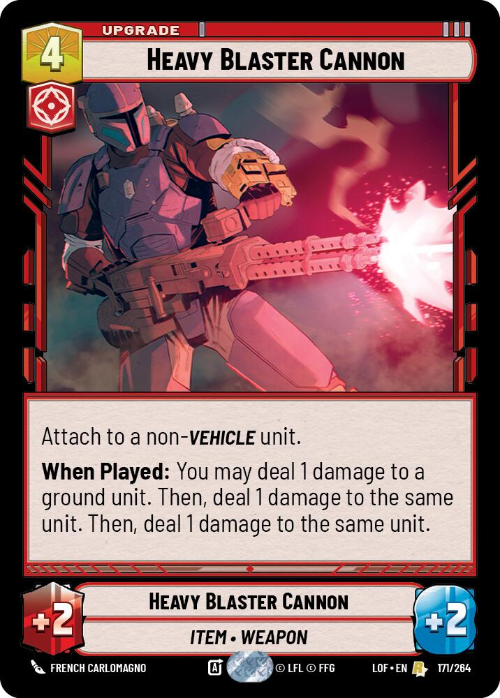 Heavy Blaster Cannon (171/264) (171/264) [Legends of the Force] | Exor Games New Glasgow