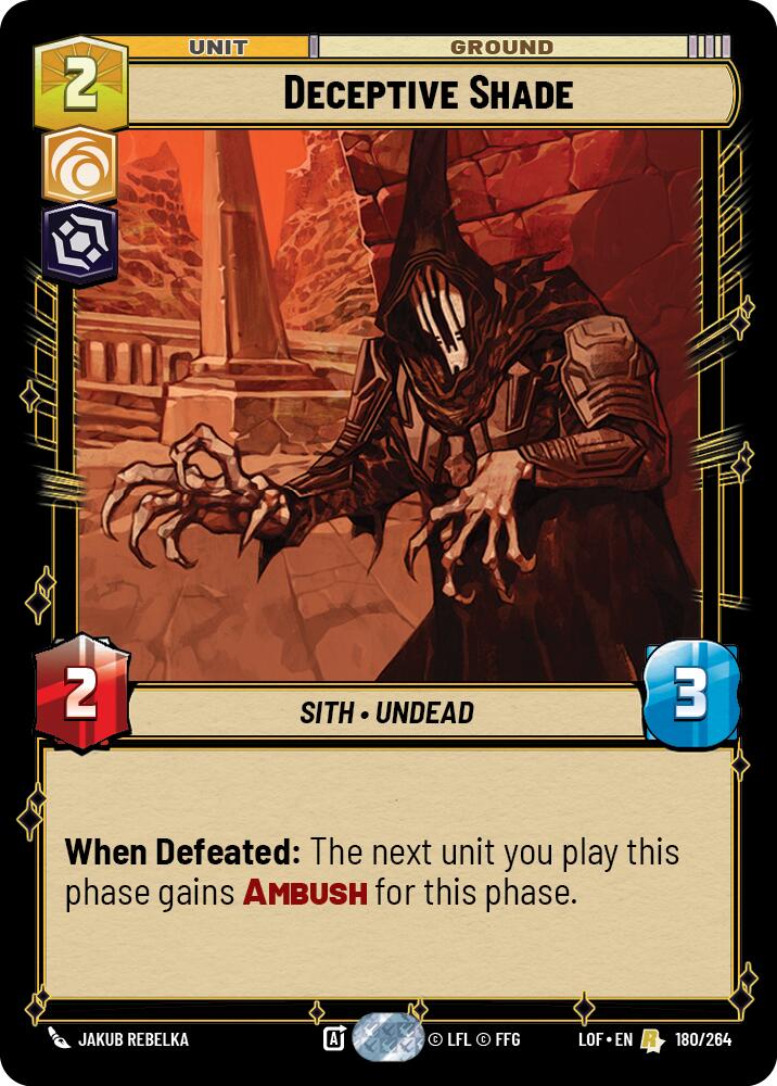 Deceptive Shade (180/264) (180/264) [Legends of the Force] | Exor Games New Glasgow
