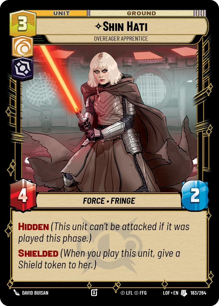 Shin Hati - Overeager Apprentice (183/264) (183/264) [Legends of the Force] | Exor Games New Glasgow