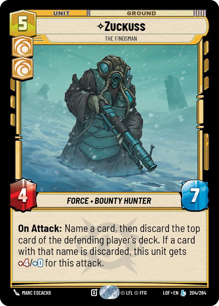 Zuckuss - The Findsman (204/264) (204/264) [Legends of the Force] | Exor Games New Glasgow