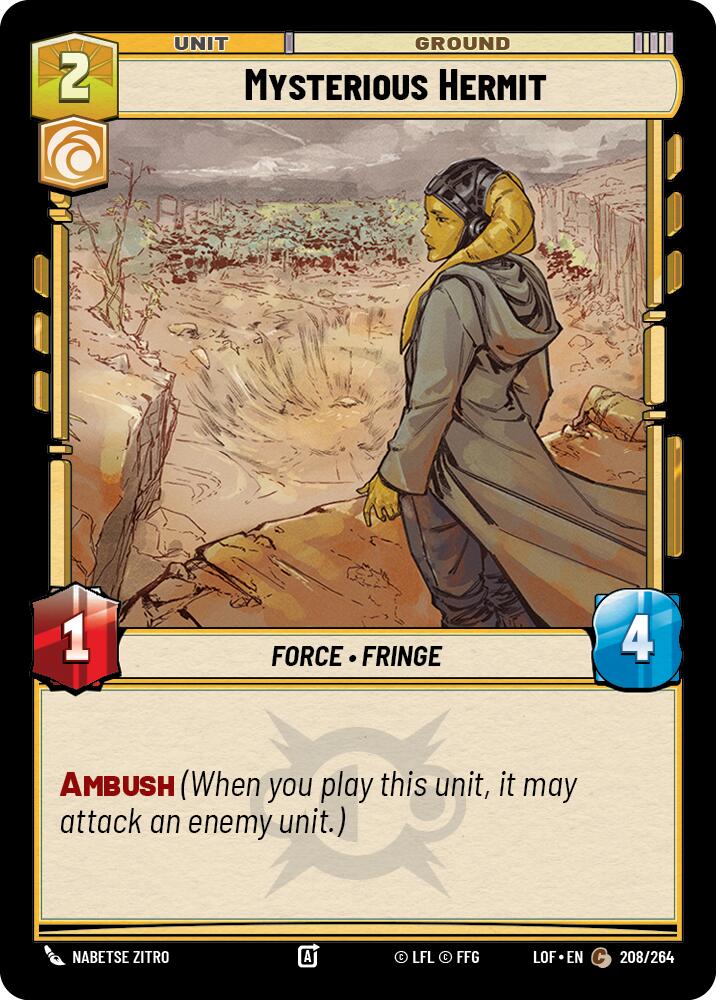 Mysterious Hermit (208/264) (208/264) [Legends of the Force] | Exor Games New Glasgow
