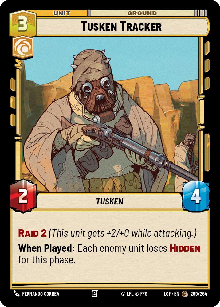 Tusken Tracker (209/264) (209/264) [Legends of the Force] | Exor Games New Glasgow