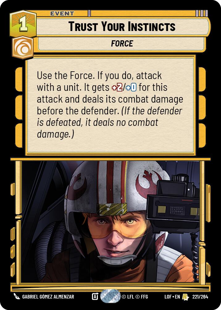 Trust Your Instincts (221/264) (221/264) [Legends of the Force] | Exor Games New Glasgow
