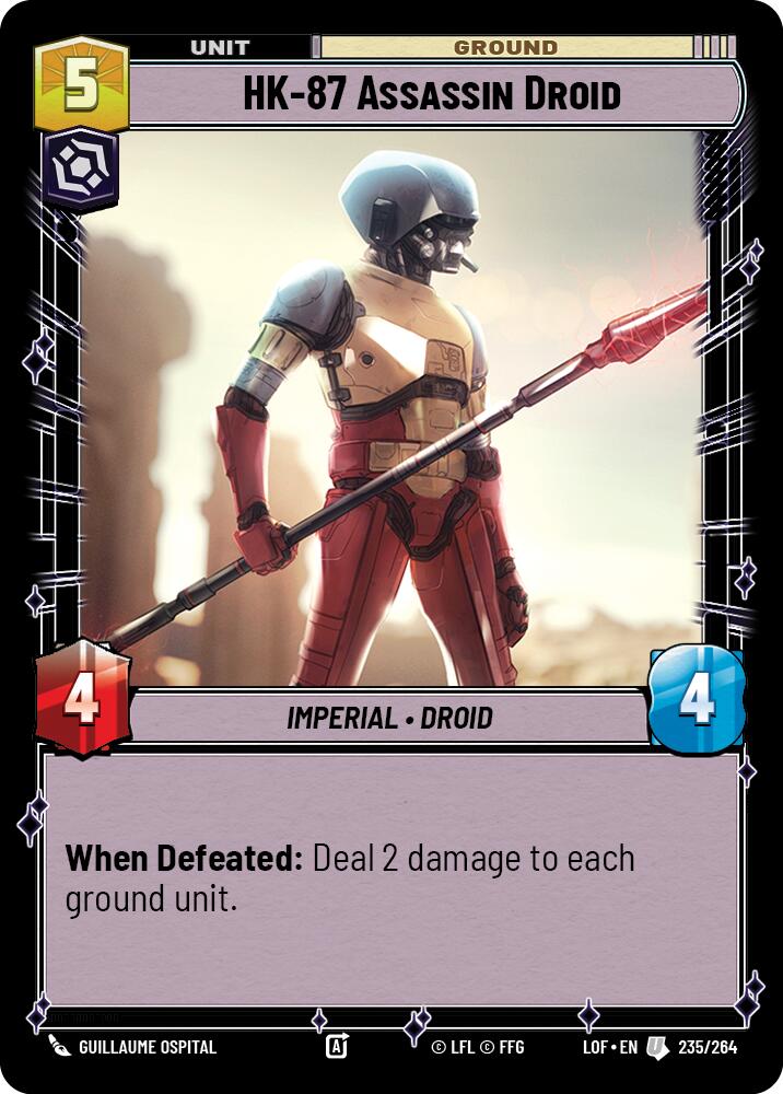 HK-87 Assassin Droid (235/264) (235/264) [Legends of the Force] | Exor Games New Glasgow