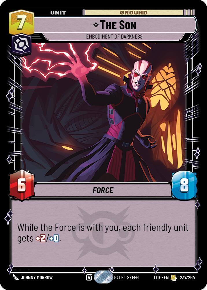 The Son - Embodiment of Darkness (237/264) (237/264) [Legends of the Force] | Exor Games New Glasgow