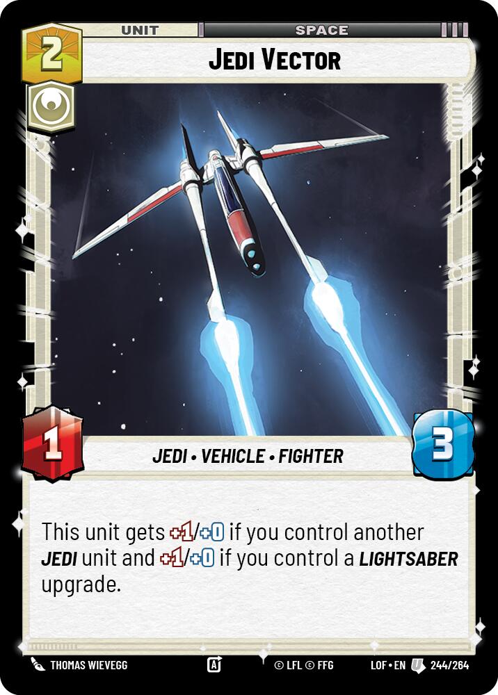 Jedi Vector (244/264) (244/264) [Legends of the Force] | Exor Games New Glasgow