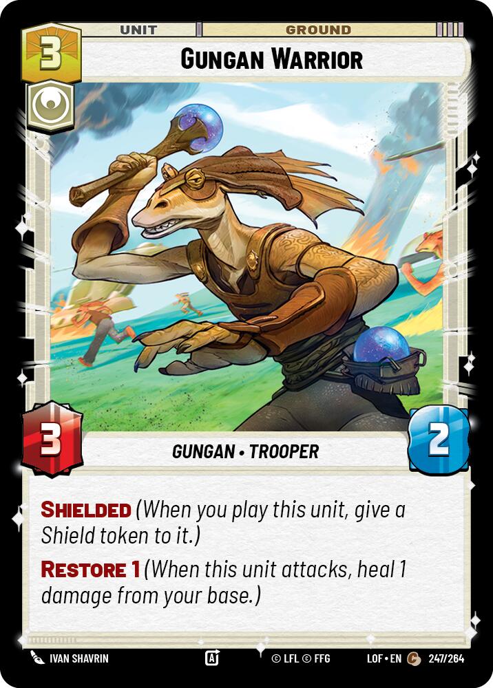 Gungan Warrior (247/264) (247/264) [Legends of the Force] | Exor Games New Glasgow