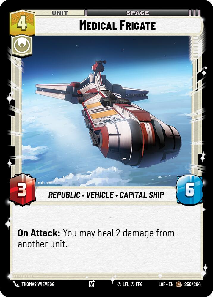 Medical Frigate (250/264) (250/264) [Legends of the Force] | Exor Games New Glasgow