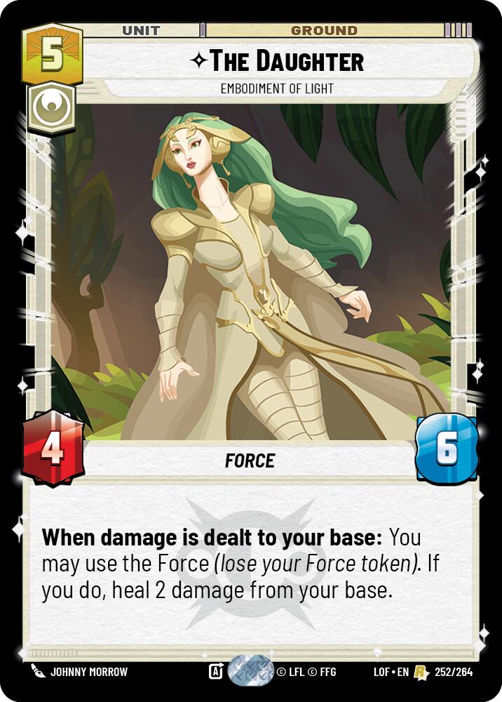 The Daughter - Embodiment of Light (252/264) (252/264) [Legends of the Force] | Exor Games New Glasgow