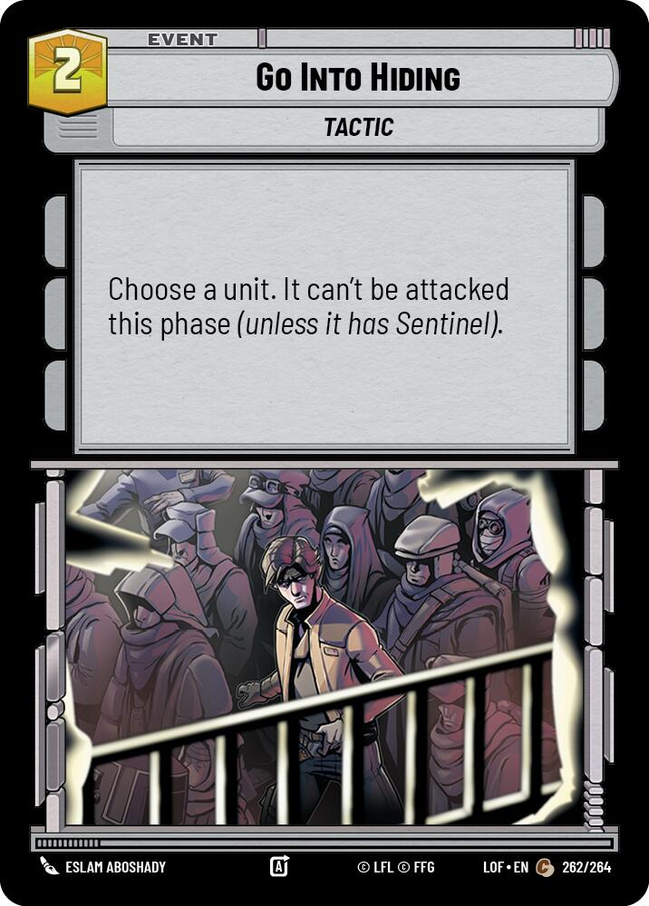 Go Into Hiding (262/264) (262/264) [Legends of the Force] | Exor Games New Glasgow