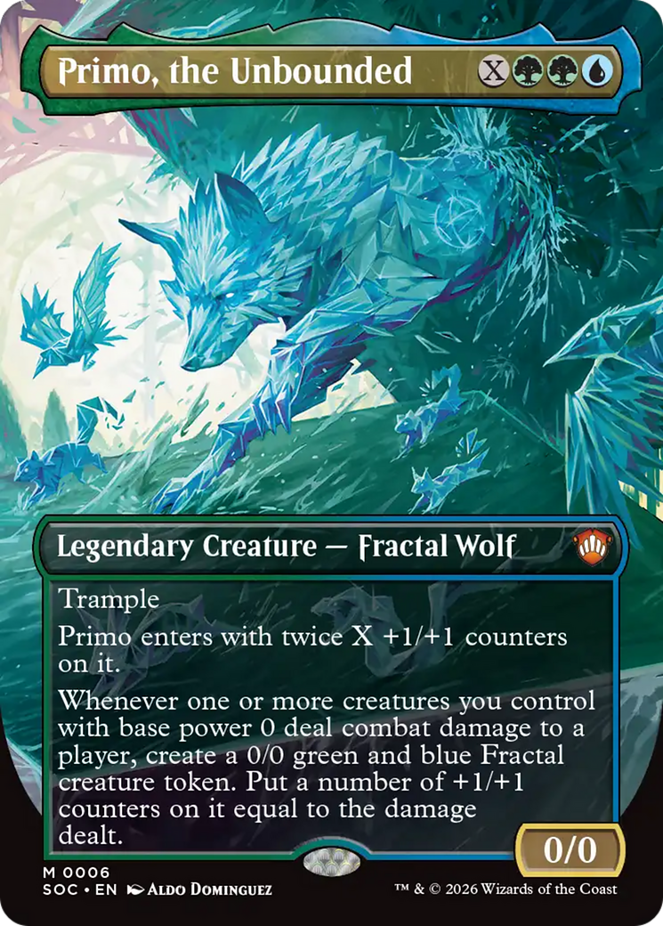 Primo, the Unbounded (Borderless) [Secrets of Strixhaven Commander] | Exor Games New Glasgow