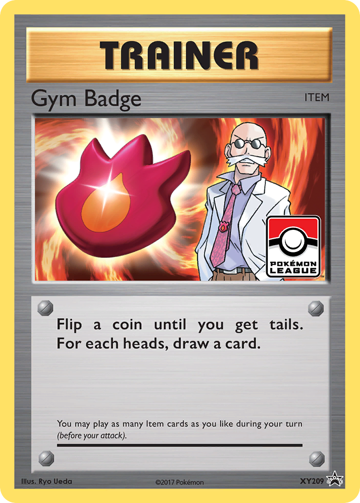 Gym Badge (XY209) (Blaine) [XY: Black Star Promos] | Exor Games New Glasgow