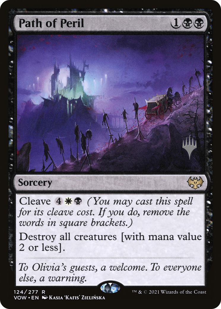 Path of Peril (Promo Pack) [Innistrad: Crimson Vow Promos] | Exor Games New Glasgow