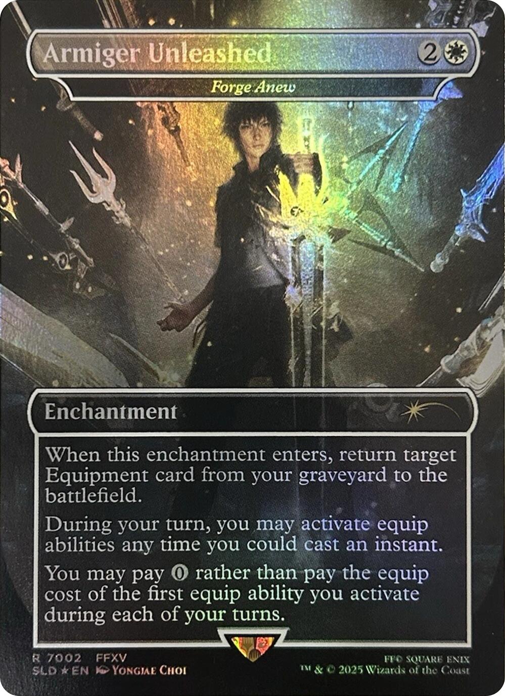 Armiger Unleashed - Forge Anew (Rainbow Foil) [Secret Lair Drop Series] | Exor Games New Glasgow