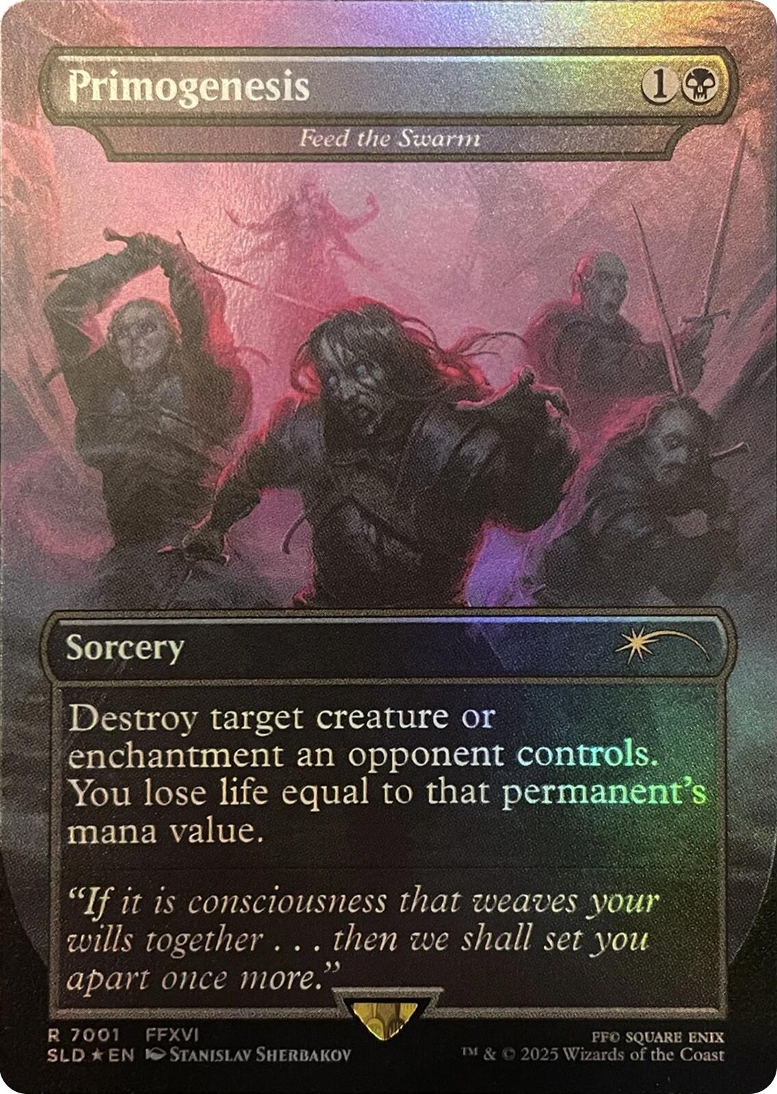 Primogenesis - Feed the Swarm (Rainbow Foil) [Secret Lair Drop Series] | Exor Games New Glasgow