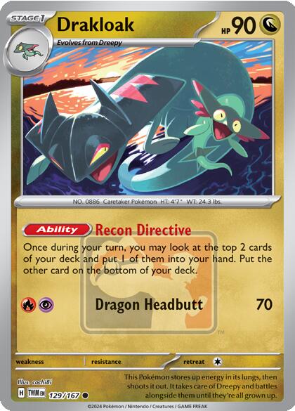 Drakloak (129/167) [League & Championship Cards] | Exor Games New Glasgow