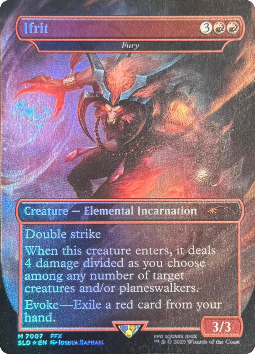 Ifrit - Fury (Rainbow Foil) [Secret Lair Drop Series] | Exor Games New Glasgow