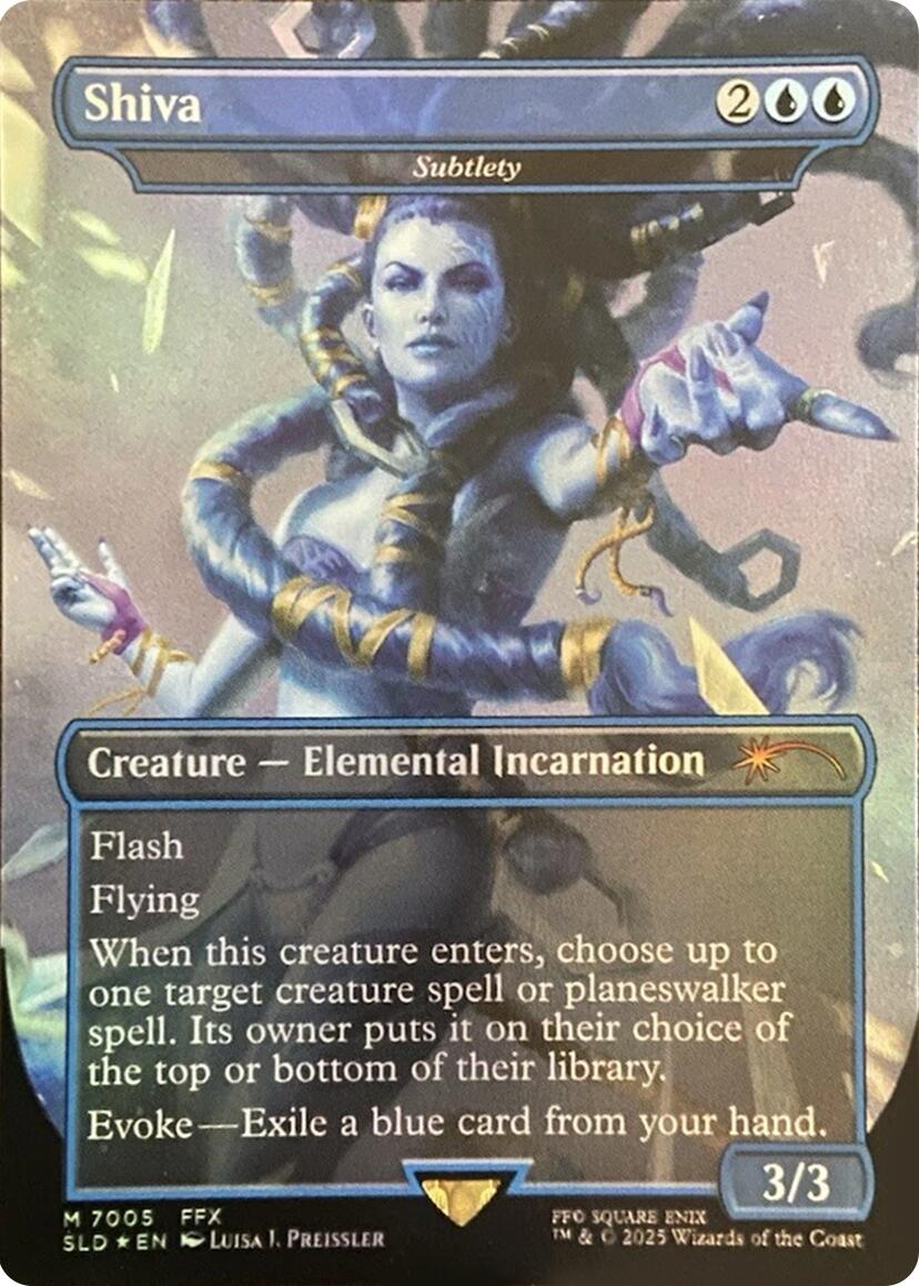 Shiva - Subtlety (Rainbow Foil) [Secret Lair Drop Series] | Exor Games New Glasgow