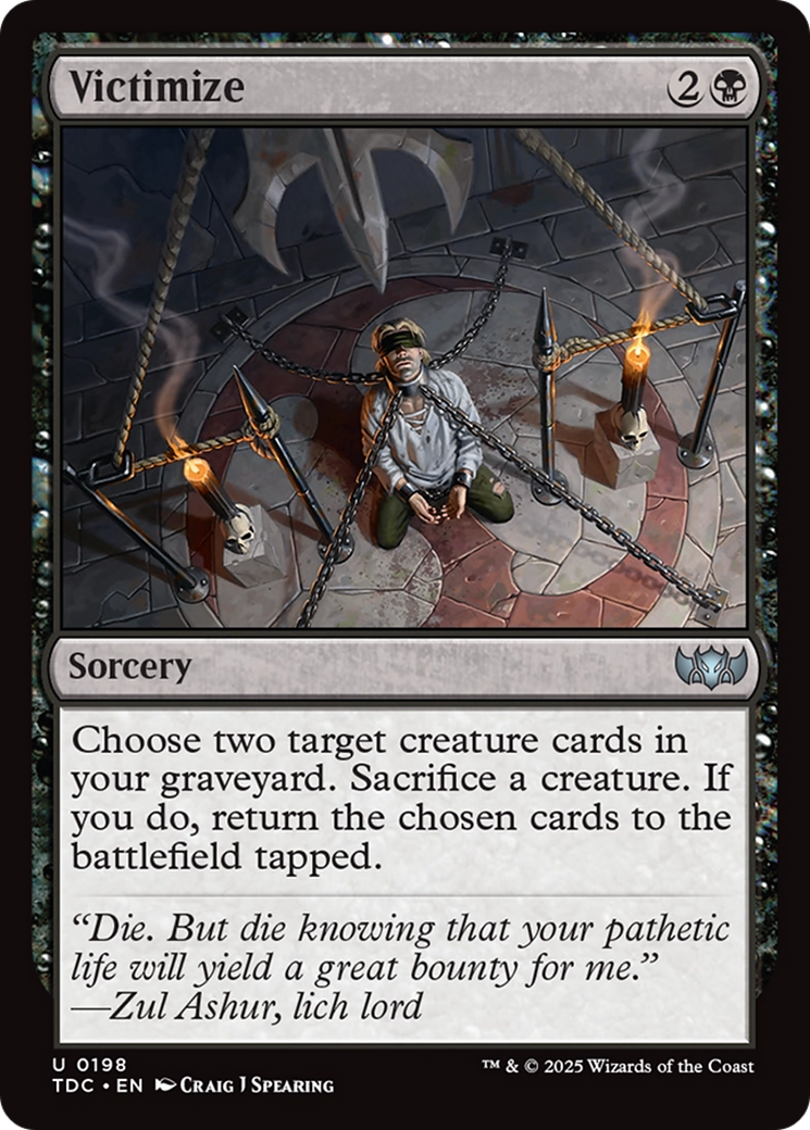 Victimize [Tarkir: Dragonstorm Commander] | Exor Games New Glasgow