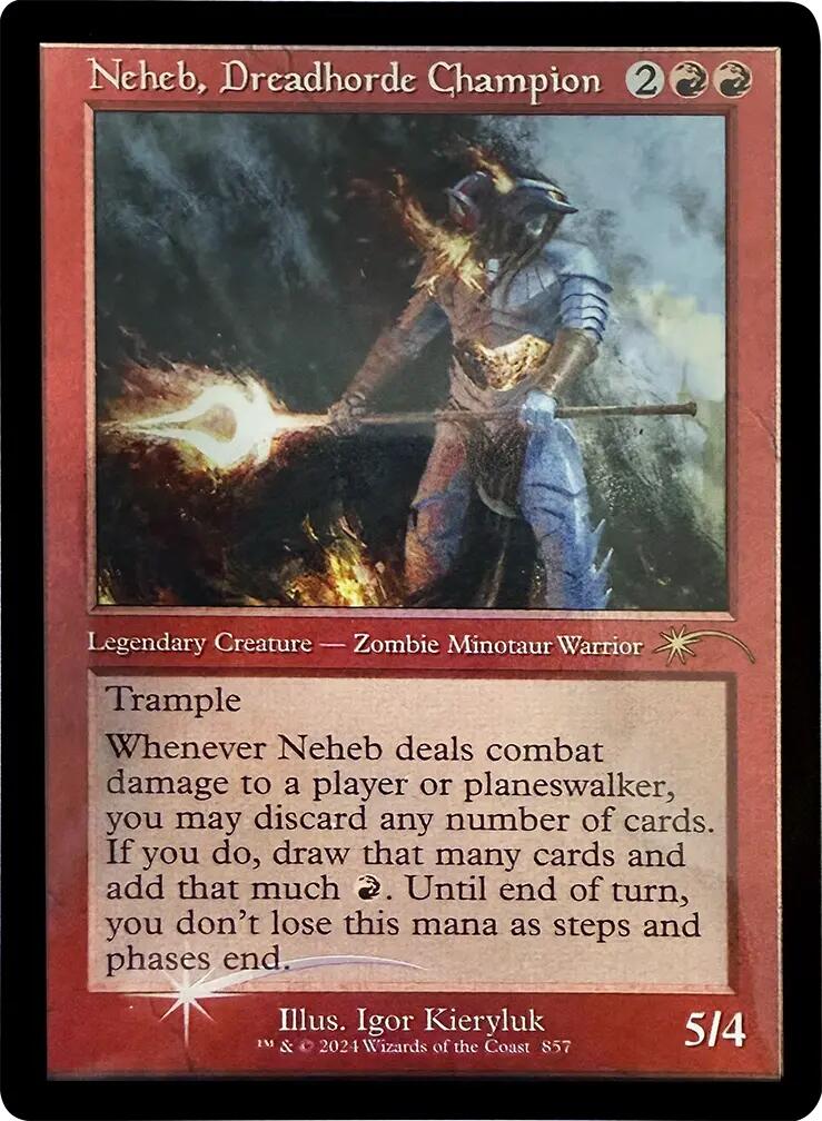 Neheb, Dreadhorde Champion (Retro Frame) [Secret Lair Drop Series] | Exor Games New Glasgow