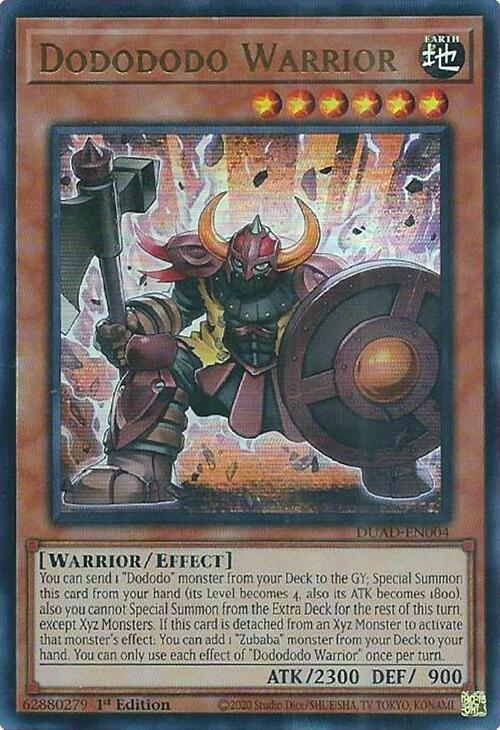Dodododo Warrior [DUAD-EN004] Ultra Rare | Exor Games New Glasgow