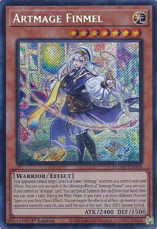 Artmage Finmel [DUAD-EN009] Secret Rare | Exor Games New Glasgow