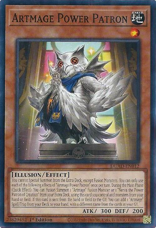 Artmage Power Patron [DUAD-EN012] Common | Exor Games New Glasgow